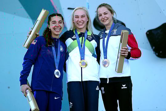 Who Are The Paris Olympic Games 2024 Competition Climbing Medallists - In Pics